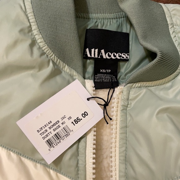 All Access X Bandier Tour Bomber Jacket *Brand new with tags! - Picture 2 of 8